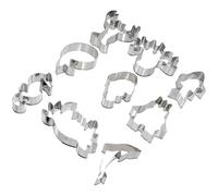 Operitacx Lot de 9 Emporte-pièces en Acier Inoxydable Animaux Marins pour Moule à Biscuits Maison, Cuisson Rapide, pour Sandwichs et Fritters Petit-déjeuner