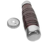 Operitacx Manche de Coupe-chef en Bois Rivets, Poignée de Remplacement Antidérapante Facile à Utiliser pour Couteaux Cuisine, Accessoire Pratique Cuisine