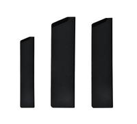 Operitacx Manchons de Protection Souples en Abs et Flocage Lot de 3 Légers et Portables, Design Créatif et Simple pour Couteaux de Chef pour Accessoires Cuisine