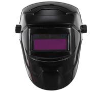 Operitacx Masque de Soudure Écran Facial en Polycarbonate Noir Solaire à Assombrissement Automatique Protection Les Projections Poussière pour Soudeur Professionnel