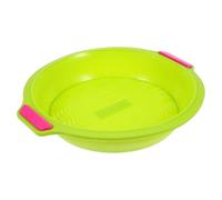 Operitacx Moule à Gâteau Silicone Moule Rond Plat à Four 23 cm Vert Pour Cuisson à Domicile Facile à Nettoyer Résistant Haute Température