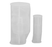 Operitacx Moule en Silicone 2pcs pour Bougies de Noël Casse-noisette Roi et Soldat Détails Réalistes, Moule Polyvalent pour Résine et Plâtre en Blanc