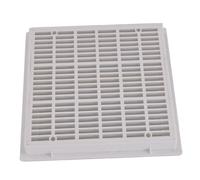Operitacx Outil de Piscine Bonde de Fond Carrée, Plastique Blanc, Drainage | Canalisation Principale, Arrêt Automatique Quand le Couvercle Se Vide