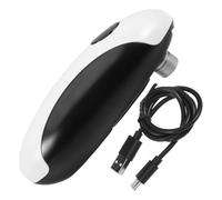 Operitacx Ouvre-boîte Électrique Automatique Kgq-5a en Acier Inoxydable | Rechargeable Usb, Arrêt Intelligent et Coupe Sûre, pour Bocaux Ronds Carrés Ovales, Usage la Cuisine