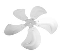Operitacx Pale de Ventilateur à Pied 20 Pouces en Aluminium, Cinq Pales | Revêtement Anodisé Argenté, Structure Renforcée, Usage Commercial et Industriel, Pièce de Rechange Légère