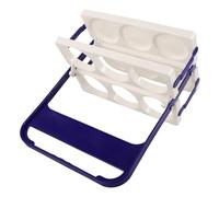 Operitacx Panier à Bières Facile à en PP avec Poignée Portable Pliable pour 6 Bouteilles pour Transporter Vos Boissons