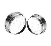 Operitacx Paniers Vapeur Accessoires Multifonctions Lot de 2 en Acier Inoxydable Argenté, Cuisson Uniforme pour Légumes et Pommes de Terre Cuisine Familiale