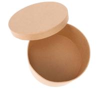 Operitacx Papier Kraft Boîte Ronde pour Biscuits et Gâteaux | Usage Polyvalent, pour Pâtisserie, Design Rustique Charmant, Assemblage Facile, Mariages et Présents