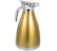 Operitacx Pichet Isotherme en Acier Inoxydable 1,5l à Double Paroi Isolante, Grosse Capacité et Maintien Température, pour Bureau et Voyage