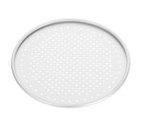 Operitacx Plaque de Cuisson Pizza Ronde Aluminium Perfore É avec Revêtement Antiadhésif pour Four et Cuisson de Gâteaux et Pâtisseries