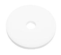 Operitacx Plaques en Oxyde D'aluminium Blanc avec Trou, Réutilisables et Anti-coulure de Glaçure, Surface Lisse, Cuisson en Poterie et Ateliers Céramiques