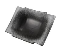 Operitacx Plat à Rôtir Rectangulaire en Céramique Noire avec Poignées, Design Japonerie Esthétique, Résistant Four pour Rôtissage et Réunions Entre Amis
