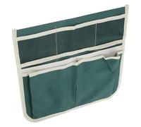 Operitacx Pochette à Outils de Jardin en Tissu Oxford 600d Vert Grand Espace de Rangement, Suspendue Repose-Genoux pour Jardinage Confortable