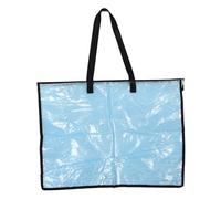 Operitacx Pochette pour Affiches avec Poignée Sac de Rangement Zippé Transparent Organiseur pour Portfolio pour Transport et Stockage