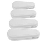 Operitacx Poignée Lestée pour Cordon de Rideaux en Abs Blanc, Compatible, Design Élégant pour Stores Romains et Décoration Intérieure, Lot de 4 Pièces