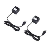 Operitacx Pompe à Fontaine 2pcs USB pour Animaux Silencieuse en Plastique Débit Maximum 180l/h, pour Fontaine en Résine et Aquarium de Table