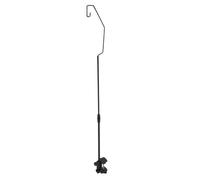 Operitacx Porte-cordon pour Table à Repasser, Guide Antinœud en Fer Noir | Clip de Maintien pour Câble de Fer Vapeur, Usage Maison, Aide Compacte, Limite les Fils Gênants