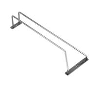 Operitacx Porte-verres à Vin sous Meuble en Acier Inoxydable, Rangement | Meuble Bar, pour Verres à Pied et Flûtes, Finition Argenté, Installation Simple