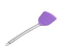 Operitacx Spatule Résistante à Haute Température Fissures Manche en Acier Inoxydable Cuisine en Silicone Préparation de Biscuits Cuisson des Œufs