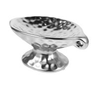 Operitacx Support pour Bougie Pilier en Céramique Argentée Vintage, Plateau à Bougies de Table Multifonctionnel Protection Anti-coulure, pour Décor de Mariage et Usage Quotidien
