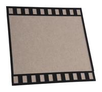 Operitacx Tableau D'affichage Photo en Feutre Filmstrip 40cm, Décor Mural | Format 40x40cm, pour Notes et Clichés, Repositionnement Facile, Usage Maison et ouleur Khaki