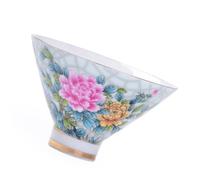 Operitacx Tasse à Thé Kung Fu Rétro en Céramique, Élégante pour Maison | Finition Délicate, Cuisson Haute Température, Format Portable, Usage Domestique, Style Raffiné, pour Aînés
