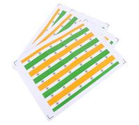 Operitacx Tatouages Autocollants Visage Drapeau Inde 126pcs pour Coupe D'europe de Football, Étanches Matériau Autocollant Vert, Finition Soignée et Design Créatif