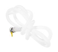 Operitacx Tuyau de Vidange Flexible en Pvc Blanc pour Climatiseur Portable Embout Ondulé Extension 2 Mètres pour Usage Domestique et Climatiseurs Mobiles