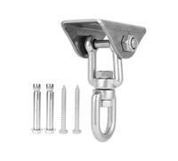 Opeximatun Cintre pivotant en Acier Inoxydable 304 | Argent 2 pièces : for hamac pivotant, plaque fixe, crochet rotatif