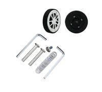 Opeximatun Remplacement des Roues de Bagages en Caoutchouc et métal | For les pièces de valise de voyage: avec vis Kit de réparation d'essieu de roulette bricolage(55mm X 12mm-1)