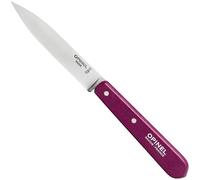 Opinel 254383 Couteau de cuisine No. 112 Acier inoxydable Sandvik Manche en bois de hêtre Violet Couteau de chef Acier inoxydable Multicolore Taille unique