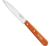 Opinel Adultes Couteau de Cuisine en Acier No. 113, Acier Sandvik, sägezahnung, hêtre schizotus Manche en Bois Couteau Chef, Multicolore, Taille Unique