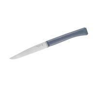 Opinel Bon Appetit+ Couteau de table Sandvik acier 12C27 avec micro dents et manche en polymère Anthracite Bleu