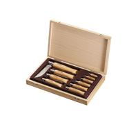 Opinel - Coffret Bois 10 Couteaux Tradition N2 À N12 Hêtre Lame Inox - 11311