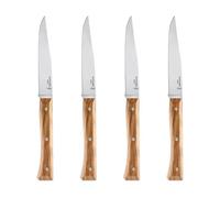 Coffret de 4 couteaux de table à lame lisse Facette olivier Opinel
