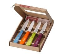 Opinel-Coffret Opinel - 4 Couteaux d'Office n° 112 de Cuisine - Couleur Acidulee