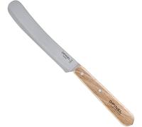 Opinel - Couteau pour Petit-Déjeuner - Lame Dentée 11,5 cm Acier X50CrMoV15, Manche Bois de Hêtre, Bout Rond, Prise en Main Confortable - Fabrication Française