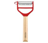 Opinel - Éplucheur T-DUO - Manche bois de hêtre, double lame inox - Rouge