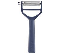 Opinel - Eplucheur T-DUO - Manche Polymère - Double Lame Inox - Epluche-Légumes, Préparation Juliennes - Droitiers et Gauchers - Passe au Lave-Vaisselle - Bleu