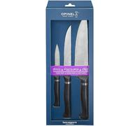 Opinel Intempora lot de 3 couteaux, acier inoxydable, multicolore, 39,8 x 15,4 x 5 cm
