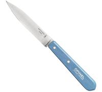 Opinel Küchenmesser No. 112, Rostfreier Sandvik-Stahl, Hellblauer Buchenholzgriff Couteau de Chef Mixte, Mehrfarbig, Taille Unique