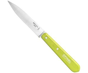 Opinel Küchenmesser No. 112, Rostfreier Sandvik-Stahl, Hellgrüner Buchenholzgriff N°08 Montaña Mixte, Mehrfarbig, Taille Unique