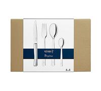 Opinel - Ménagère Perpétue - 4 Couteaux de Table, 4 Fourchettes, 4 Cuillères, 4 Petites Cuillères - Acier Inox - Apte au Lave-Vaisselle - Design Moderne