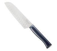 Opinel - N°219 Couteau Santoku Intempora - pour Hacher, Émincer Poissons/Crustacés - Lame Inox Rigide - Manche Polyoxyméthylène Robuste - Fabrication Française