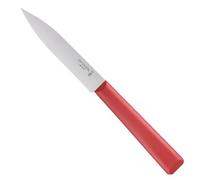 Opinel - N°312 Couteau d'Office de Cuisine Les Essentiels + - Polyvalent - Lame Acier Inoxydable - Manche Polymère Robuste - Passe au Lave-Vaisselle - Rouge