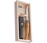 OPINEL Plumier avec Couteau N°10 Manche Olivier + Gaine marron