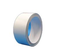 OPIROS Ruban Adhésif en Aluminium Résistant à Haute Température 9 m. 40 mm. Pour Combler et Isoler les Tuyaux de Poêles (Blanc)