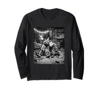 Opossum Raccoon Party Animal Manche Longue