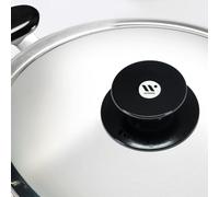 Oppaha Lot de 2 boutons de cuisson compatibles AMC à 100 % filetage en laiton et bakélite anti-brûlure