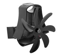 OPPWONG 7 Lames Ventilateur de Poêle à Bois, Support de Cheminée | Sans batterie, fonctionnement silencieux, alliage d\'aluminium, ventilateur de cheminée pour brûleurs à bûches